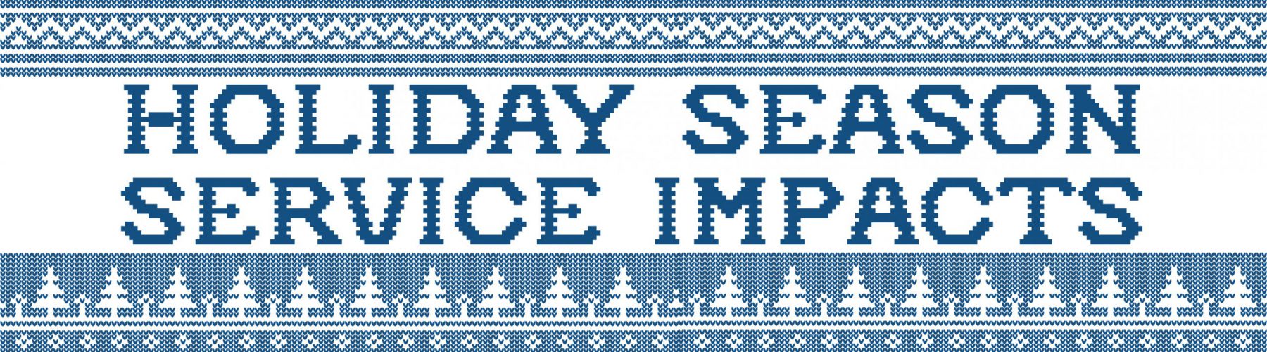 Holiday Season Service Impacts - as we head into the holiday season festivities may affect your ride. Stay up to date with detours and potential slow downs by checking our detour page or realtime.londontransit.ca